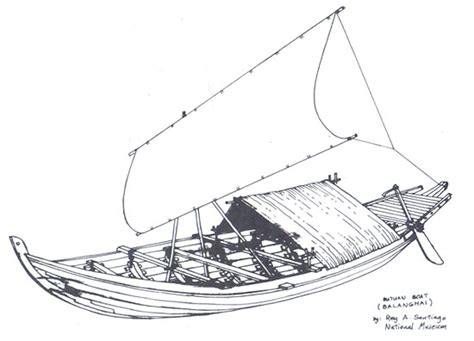 balangay drawing|Art Valdez rebuilds the ancient Balangay and sets it .